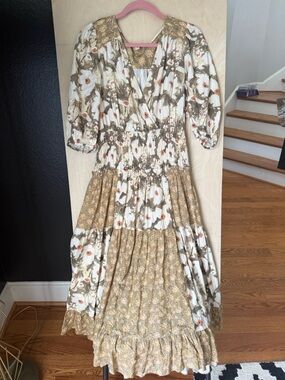 white christmas dresses Petra Denim Button Down Short Current Air Dress L main image 0